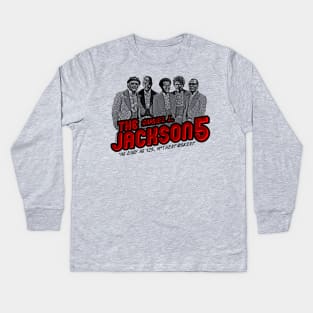 The Samuel L. Jackson 5 (Samuel L Jackson Band Shirt) Kids Long Sleeve T-Shirt